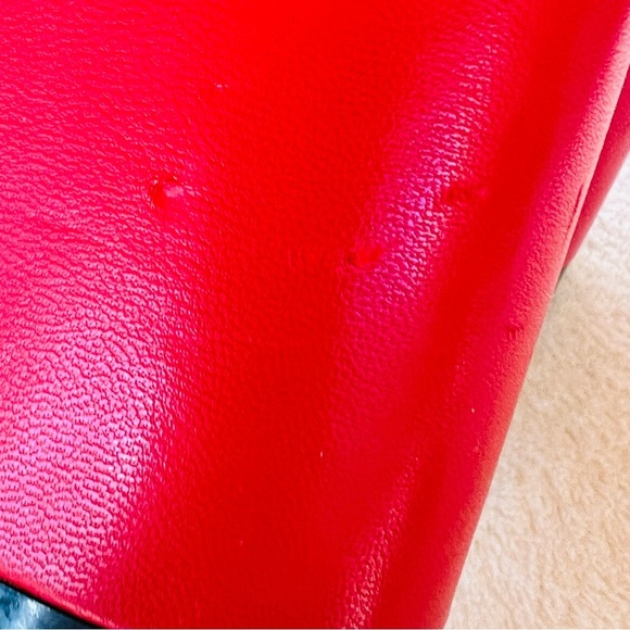 PRIMA DONNA RED LEATHER CHUNKY HEEL ANKLE BOOTS ZIPPER SIZE 9 NWT - Picture 6 of 11